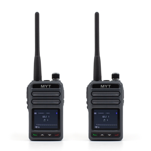 민영정보통신 MDR-G30 3W출력 디지털 업무용무전기  2대 풀세트