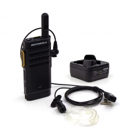 [모토로라] SL1M 디지털무전기 로그풀세트 충전기 고급 이어마이크 포함