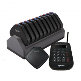 [씨스콜] 블랙 다이아진동벨 10개세트 (SGP-300R_10C) - 로고스티커 무료제작 / 까페, 식당, 레스토랑, 까페, 프렌차이즈매장