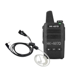 [ HK ] 디지털 생활무전기 HK-407D 이어폰포함 1대 풀세트