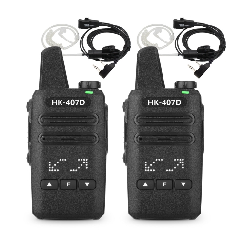 [ HK ] 디지털 생활무전기 HK-407D 이어폰포함 2대 풀세트