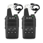 [ HK ] 디지털 생활무전기 HK-407D 이어폰포함 2대 풀세트