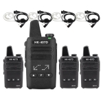 [ HK ] 디지털 생활무전기 HK-407D 이어폰포함 4대 풀세트