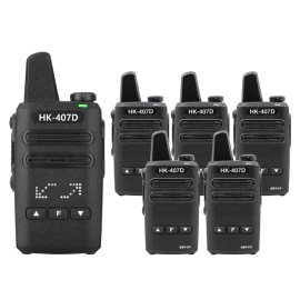 [ HK ] 디지털 생활무전기 HK-407D 6대 세트