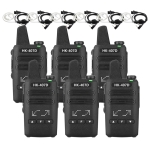 [ HK ] 디지털 생활무전기 HK-407D 이어폰포함 6대 풀세트