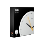 브라운 무소음 클래식 아날로그 인테리어 벽시계 BRAUN BC26W 화이트