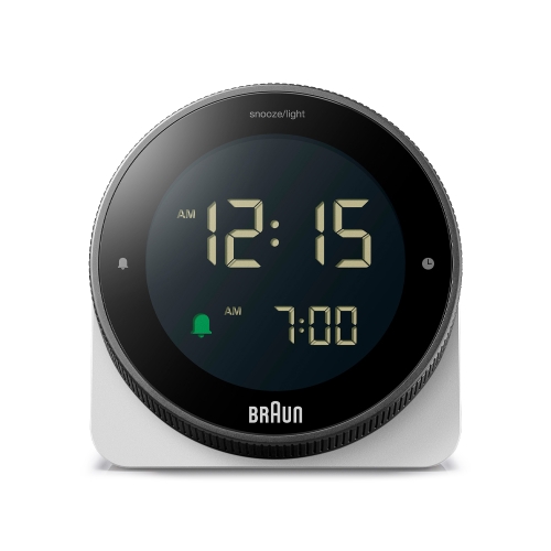 브라운 무소음 인테리어 디지털 탁상시계 BRAUN BC24W