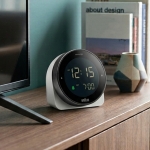 브라운 무소음 인테리어 디지털 탁상시계 BRAUN BC24W
