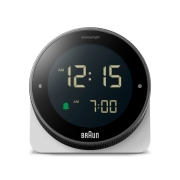 브라운 무소음 인테리어 디지털 탁상시계 BRAUN BC24W