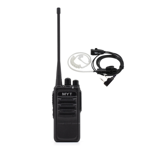 민영정보통신 MYT-D460 업무용 디지털무전기 1대 인이어포함 풀세트