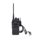 민영정보통신 MYT-D460 업무용 디지털무전기 2대 인이어포함 풀세트