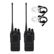 민영정보통신 MYT-D460 업무용 디지털무전기 2대 인이어포함 풀세트