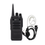 민영정보통신 MYT-D460 업무용 디지털무전기 4대 인이어포함 풀세트