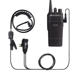 모토로라 GP-3188 무전기 전용 더뮤 올블랙튜브 이어마이크 리시버 모토로라2핀