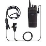모토로라 GP-3188 무전기 전용 더뮤 올블랙튜브 이어마이크 리시버 모토로라2핀