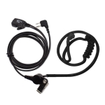 유니모 DPH-400 DPH-420 무전기 전용 로그 올블랙튜브 이어마이크 리시버 PZ 2핀