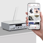 에펠 매장용 블루투스 2채녈 앰프 AP-200U2S 200W 파워풀한 오디오