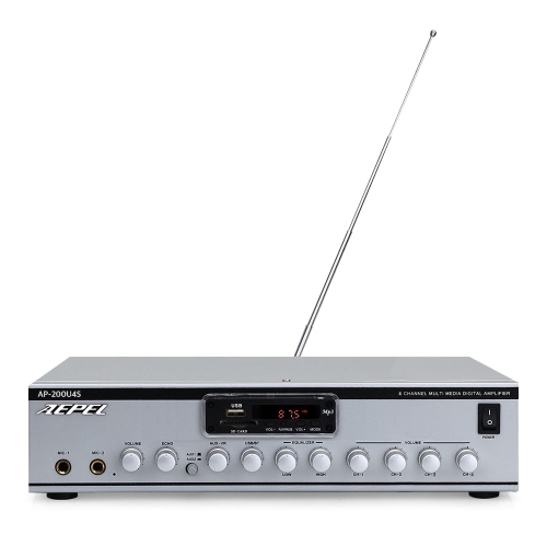 에펠 매장용 블루투스 4채녈 앰프 AP-200U4S 400W 파워풀한 오디오