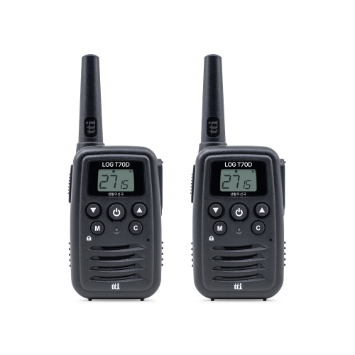 LOG-T70D 디지털 생활무전기 2대세트