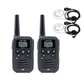 LOG-T70D 디지털 생활무전기 2대 이어폰포함 풀세트