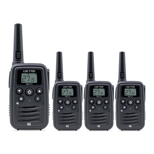 LOG-T70D 디지털 생활무전기 4대세트