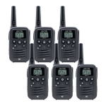 LOG-T70D 디지털 생활무전기 6대세트