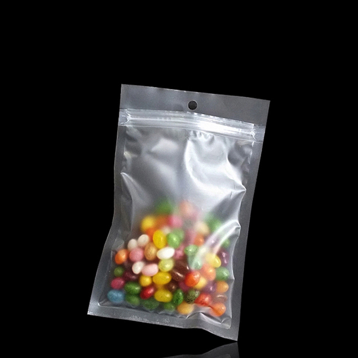 154 진열용 고리형 무광 지퍼 봉투 (4종)