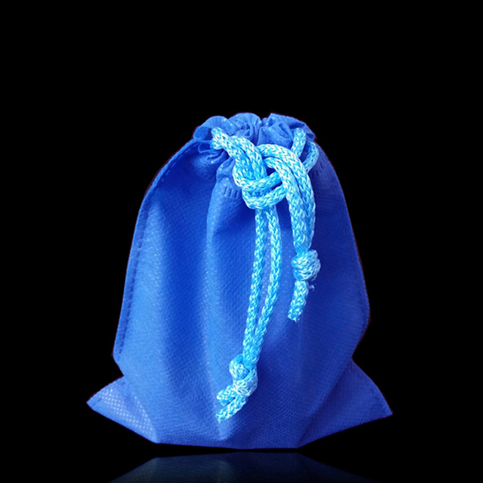 041 컬러 부직포 복주머니 -파랑 (6종)