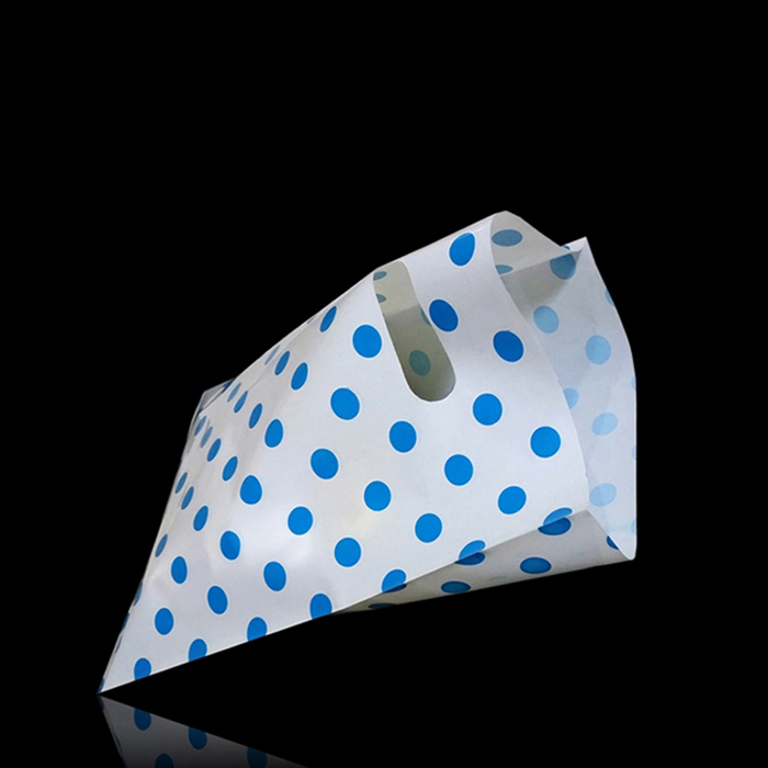 168 블루 도트 펀칭 PE 쇼핑백 (4종)