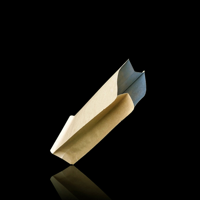 112 내부은박 오픈형 크라프트 박스 파우치 (4종)