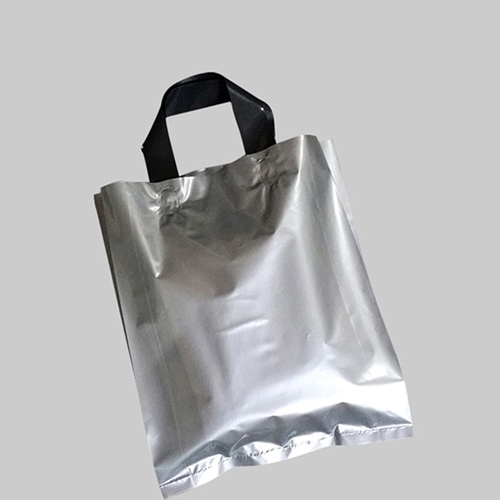 PE 질긴 핸들 팬시봉투 실버 36X45cm 옆9cm 50매