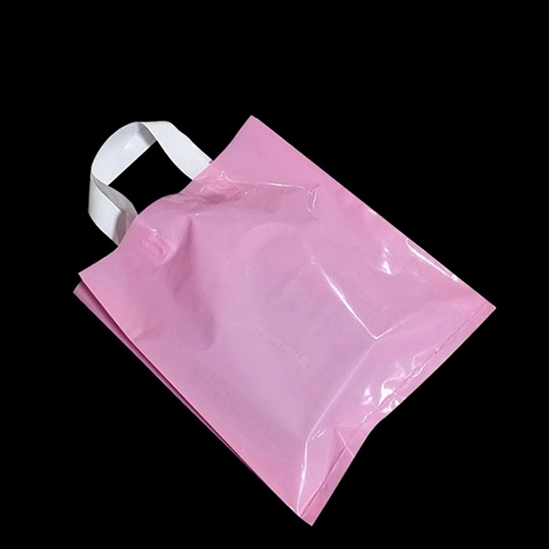 PE 질긴 핸들 팬시봉투 연핑크 30X38cm 옆8cm 50매