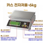 CAS 전자저울 6kg (카스 듀얼저울 WZ-2D)