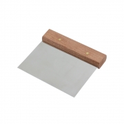 스텐 스크래퍼-나무손잡이 (베이킹 st반죽칼)