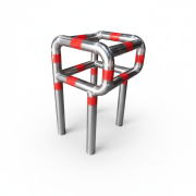 5-8. WY 스텐 소화전보호대 / R자형 / 스텐 소화전보호틀