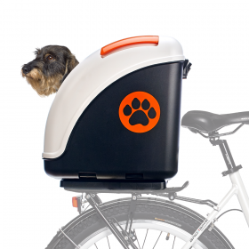 포우 버디 전기자전거 반려동물 강아지캐리어 바구니 이동장 화이트 그레이인서트