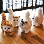 리얼한 베이비캣 고양이장식