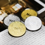 예스오어노 YES/NO 기념주화 골드앤실버
