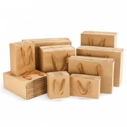 무지 크라프트 종이쇼핑백 납작끈 10장묶음 기타규격