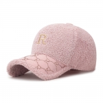 골든 R프린팅 뽀글이털 겨울모자