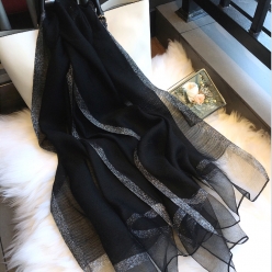 롱숄 글리터라인 실크스카프 시즌2