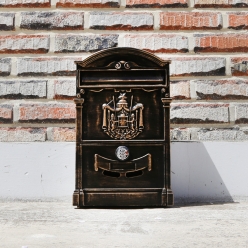 유럽풍 빈티지 브론즈 우편함 (번호잠금)