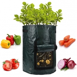 정원 농작물 감자재배 플랩손잡이 그로백 화분 26리터(7 Gallon)