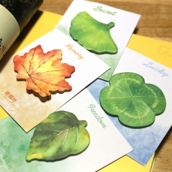 내추럴 컬러리프 스티커 점착메모지 30p