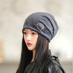 프리티 체인 와펜 스냅백 니트비니