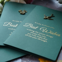 레트로 감성을 담은 포인트뱃지 하이클래스 감사카드