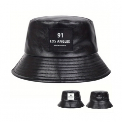 N91 LosAngeles 가죽모자 벙거지 캡