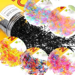 가성비 챔피언 미니고무줄 컬러헤어끈 원통세트 500개입