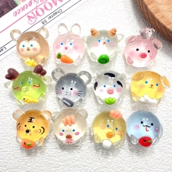 귀여운 동그라미 십이지신 미니크림장식 야광인형 12종세트