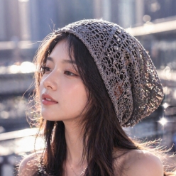 바람이 분다, 시원한 시스루 루즈핏 메쉬 비니